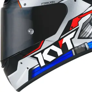 Imagem 4 de Capacete KYT TT Course Ratthapark Space Monkey - Cinza/Preto