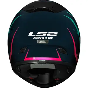 Imagem 9 de Capacete LS2 FF323 Arrow R Flames - Azul/Vermelho