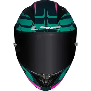 Imagem 4 de Capacete LS2 FF323 Arrow R Flames - Azul/Vermelho