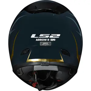 Imagem 9 de Capacete LS2 FF323 Arrow R Flames - Azul/Dourado