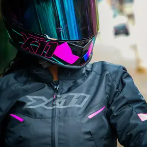 Imagem 7 de Jaqueta X11 Guard 3 Feminina Preta/Rosa