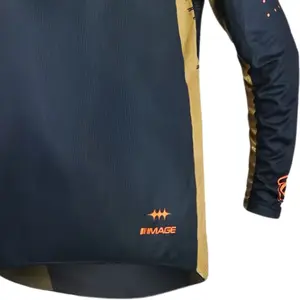 Imagem 4 de Camisa ASW Image Karma 26 - Preto/Dourado/Laranja Fluor
