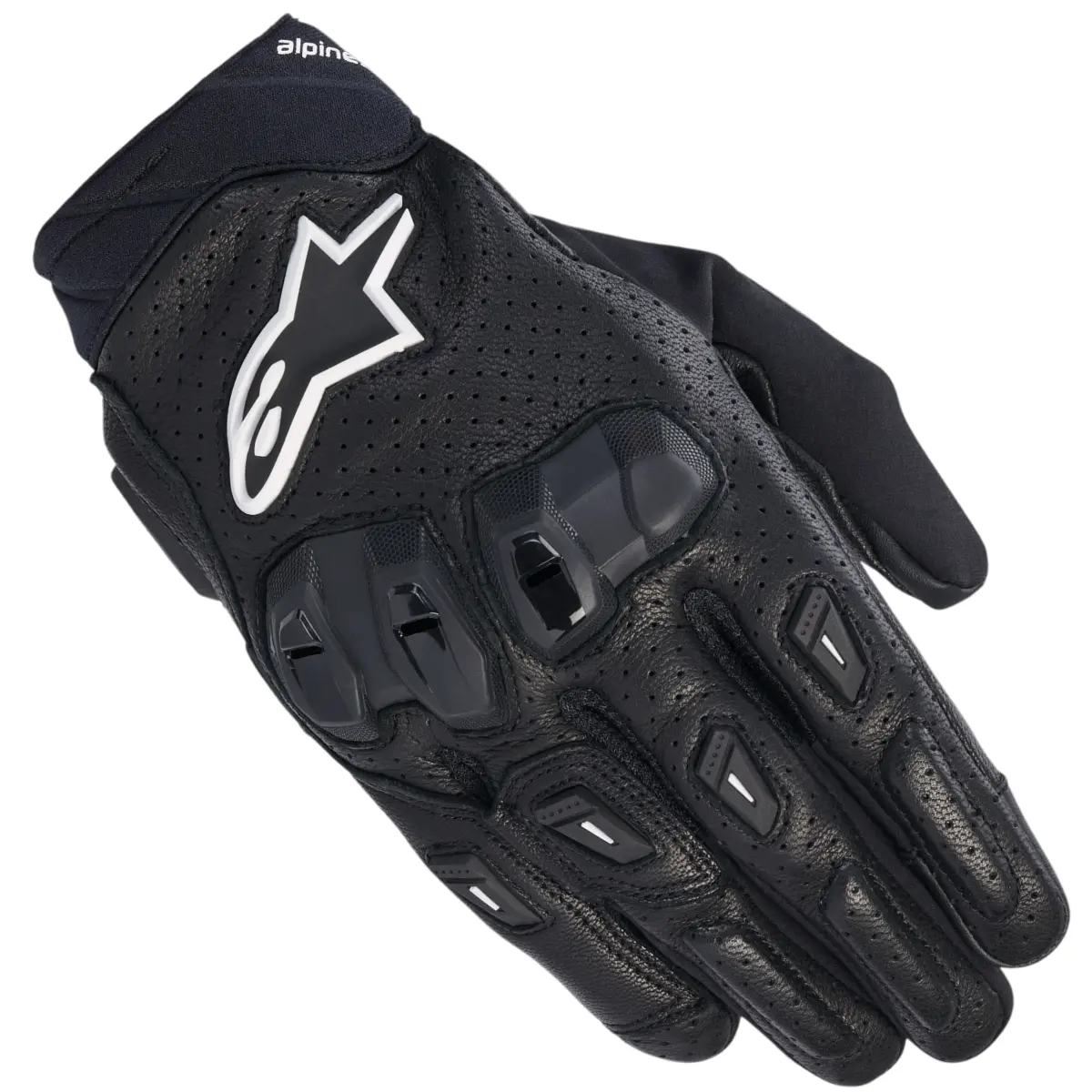 Luva Alpinestars SP X 7 Air - Preta/Branca - Grid Motors