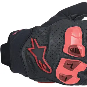 Imagem 4 de Luva Alpinestars SP X 7 Air - Preta/Vermelha Fluor