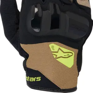 Imagem 4 de Luva Alpinestars Chrome V2 - Caqui/Preto