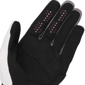 Imagem 5 de Luva Alpinestars Chrome Womens - Branco/Vermelho Borgonha (Feminina)