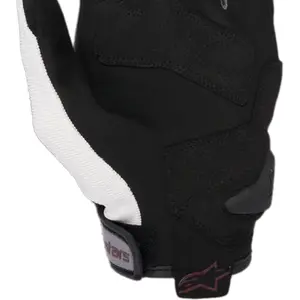 Imagem 6 de Luva Alpinestars Chrome Womens - Branco/Vermelho Borgonha (Feminina)
