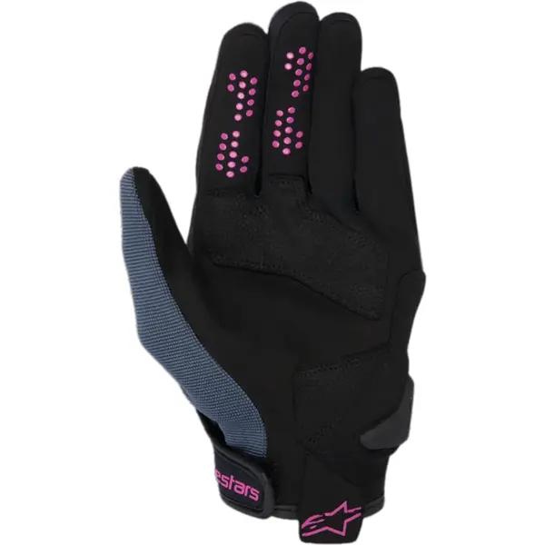 Luva Alpinestars Chrome Womens - Preto/Cinza/Roxo (Feminina