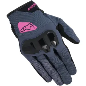 Imagem 1 de Luva Alpinestars Chrome Womens - Preto/Cinza/Roxo (Feminina)