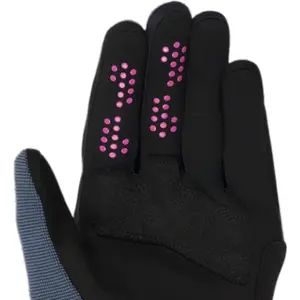 Imagem 5 de Luva Alpinestars Chrome Womens - Preto/Cinza/Roxo (Feminina)