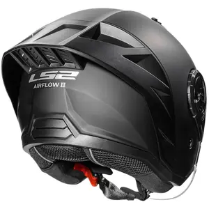 Imagem 9 de Capacete LS2 Airflow 2 Monocolor - Preto Fosco (Aberto)