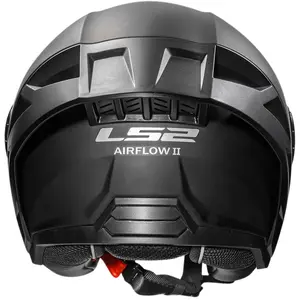 Imagem 10 de Capacete LS2 Airflow 2 Monocolor - Preto Fosco (Aberto)