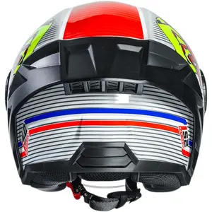 Imagem 10 de Capacete LS2 Airflow 2 Sting - Branco/Amarelo (Aberto)