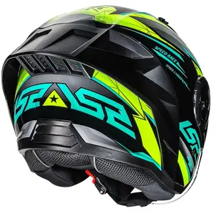Imagem 10 de Capacete LS2 Airflow 2 Draze - Preto/Amarelo (Aberto)