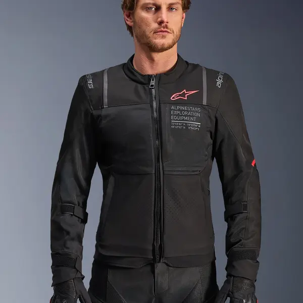 Jaqueta Alpinestars ST Air Preto Grid Motors