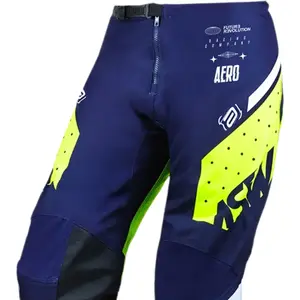 Imagem 3 de Calça ASW Image Karma 26 - Azul Marinho/Amarelo Fluor/Branco