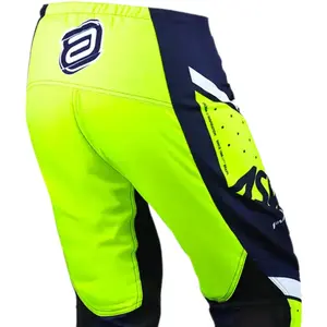 Imagem 4 de Calça ASW Image Karma 26 - Azul Marinho/Amarelo Fluor/Branco