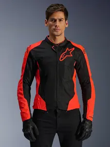 Imagem 3 de Jaqueta Alpinestars Viper V4 Air - Vermelho Fluor/Preto
