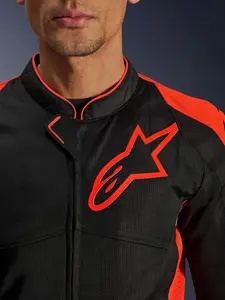 Imagem 8 de Jaqueta Alpinestars Viper V4 Air - Vermelho Fluor/Preto