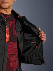 Imagem 9 de Jaqueta Alpinestars Viper V4 Air - Vermelho Fluor/Preto