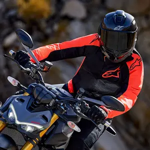 Imagem 10 de Jaqueta Alpinestars Viper V4 Air - Vermelho Fluor/Preto
