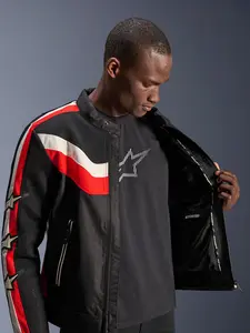 Imagem 5 de Jaqueta Alpinestars T Dyno Air - Preto/Vermelho