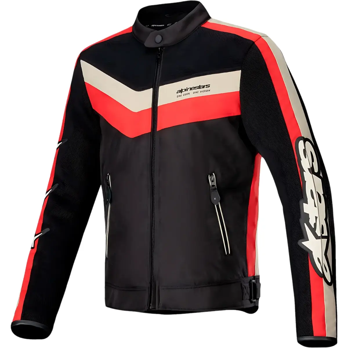 Jaqueta Alpinestars T Dyno Air - Preto/Vermelho - Grid Motors