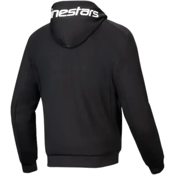 Jaqueta Alpinestars Chrome V2 Sport Hoddie - Preto/Branco - Grid