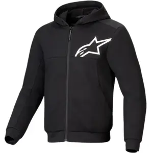 Imagem 1 de Jaqueta Alpinestars Chrome V2 Sport Hoddie - Preto/Branco