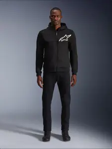 Imagem 5 de Jaqueta Alpinestars Chrome V2 Sport Hoddie - Preto/Branco