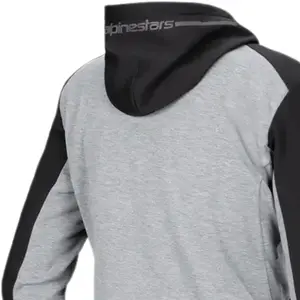 Imagem 5 de Jaqueta Alpinestars Chrome V2 Sport Hoddie - Preto/Cinza Mescla/Vermelho