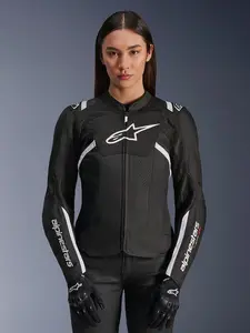 Imagem 8 de Jaqueta Alpinestars Stella T SPS Air V2 - Preto/Branco (Feminina)