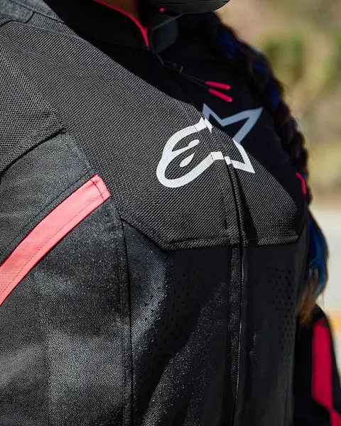 Jaqueta Alpinestars Stella T SPS Air V2 - Preto/Rosa (Feminina