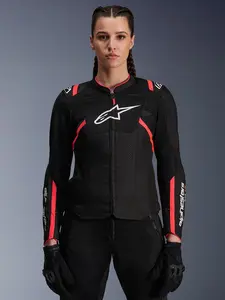 Imagem 3 de Jaqueta Alpinestars Stella T SPS Air V2 - Preto/Rosa (Feminina)