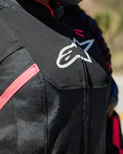 Imagem 7 de Jaqueta Alpinestars Stella T SPS Air V2 - Preto/Rosa (Feminina)