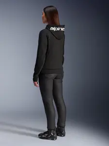 Imagem 6 de Jaqueta Alpinestars Stella Chrome V2 Sport Hoddie - Preto/Branco (Feminina)