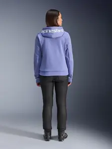 Imagem 7 de Jaqueta Alpinestars Stella Chrome V2 Sport Hoddie - Azul/Branco (Feminina)