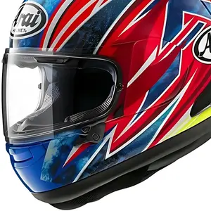 Imagem 3 de Capacete Arai RX-7V Evo Ogura - Azul/Vermelho/Branco