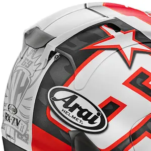 Imagem 5 de Capacete Arai RX-7V Evo Nicky Reset - Preto/Vermelho/Branco