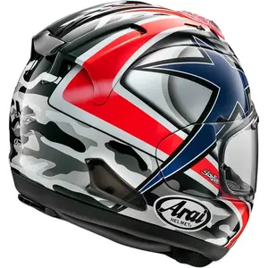 Imagem 2 de Capacete Arai RX-7V Evo Hayden Laguna - Branco/Azul/Vermelho/Preto