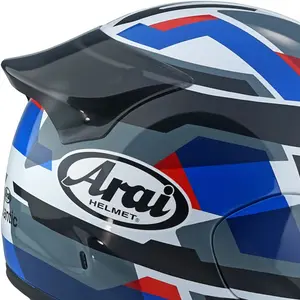 Imagem 5 de Capacete Arai Quantic Abstract - Preto/Azul/Branco/Vermelho