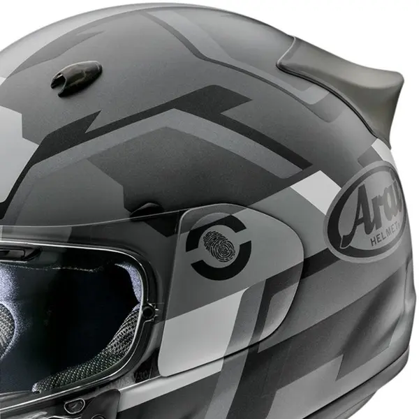 Capacete Arai Quantic Face - Cinza Escuro/Claro - Grid Motors