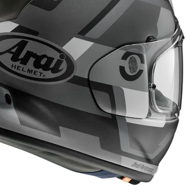 Capacete Arai Quantic Face - Cinza Escuro/Claro - Grid Motors