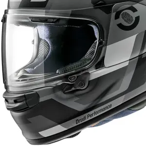 Imagem 3 de Capacete Arai Quantic Face - Cinza Escuro/Claro
