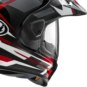 Imagem 6 de Capacete Arai Tour X5 Discovery - Preto/Branco/Vermelho
