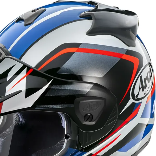 Capacete Arai Tour X5 Discovery - Preto/Branco/Azul/Vermelho