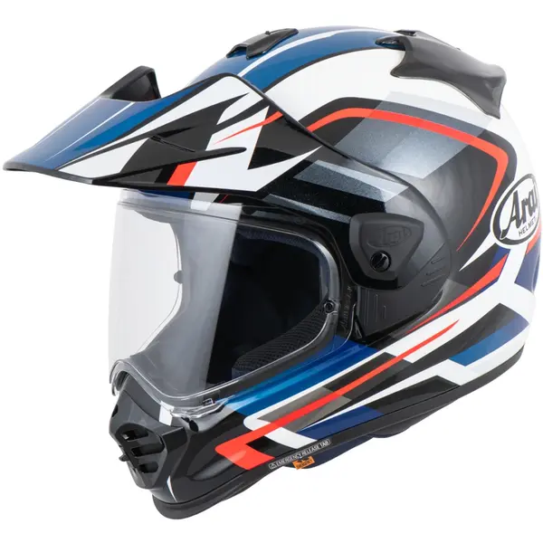 Capacete Arai Tour X5 Discovery - Preto/Branco/Azul/Vermelho