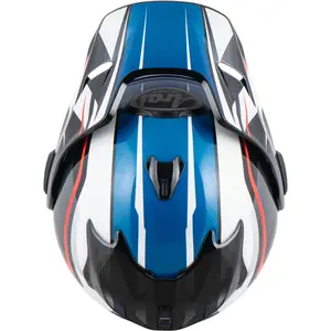 Imagem 7 de Capacete Arai Tour X5 Discovery - Preto/Branco/Azul/Vermelho