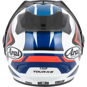 Imagem 13 de Capacete Arai Tour X5 Discovery - Preto/Branco/Azul/Vermelho