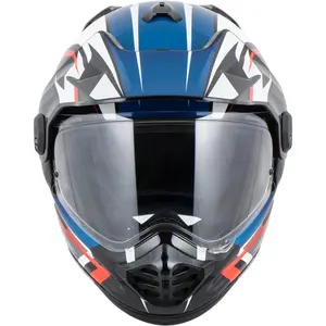 Imagem 6 de Capacete Arai Tour X5 Discovery - Preto/Branco/Azul/Vermelho